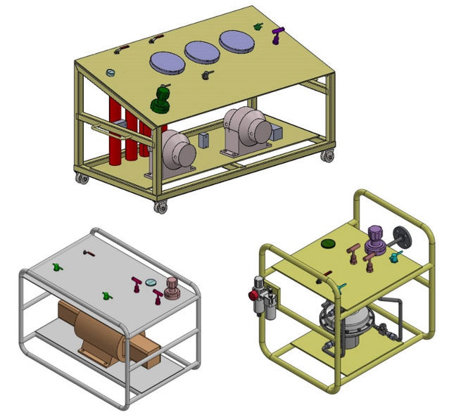 High Pressure Hydraulic and Gas Boosting system
